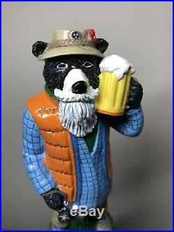 Smokey The Bear Preppy Gatlinburg Brewing Bear Rare Figural Beer Tap Handle