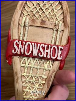 Snowshoe Beer Tap Handle Knob Top Draft Kegerator Bar Topper Ale IPA Brewing