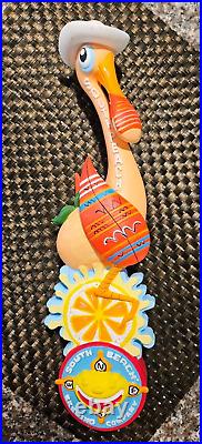 South Beach Brewing Company SOUTH PEACH Beer Cocktail Tap Handle