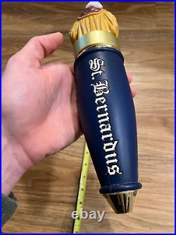St. Bernardus Beer Tap Handle Knob Keg Bar Top Kegerator Brewing Draft Vintage