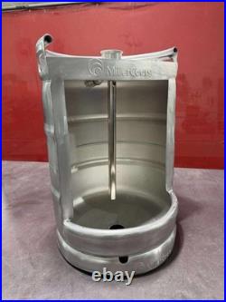 Stainless Steel Beer Keg Urinal Manual Flush, Branded Tap Handle