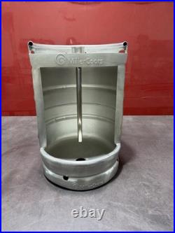 Stainless Steel Beer Keg Urinal Manual Flush, Branded Tap Handle