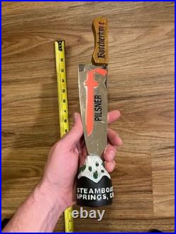 Steamboat Springs Beer Tap Handle Knob Bar Top Keg Brewery Butcherknife Pilsner