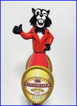 Stegmaier Gold Medal Beer Wilkes Barre, PA Cat Beer Tap Handle 14 Tall New