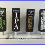 Stone Brewing IPA Beer Tap Handle Set Of Four (4) Handles NEW In Box 8 Tall
