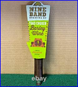 Super RARE! Obsolete NINE BAND BREWING 12 craft beer tap handle TEXAS