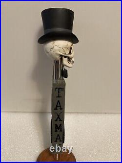 TAXMAN BREWING EXEMPTION UNCLE SAMS GHOST Draft beer tap handle. INDIANA
