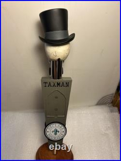TAXMAN BREWING UNCLE SAMS GHOST DEDUCTION Draft beer tap handle. INDIANA