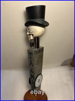 TAXMAN BREWING UNCLE SAMS GHOST DEDUCTION Draft beer tap handle. INDIANA