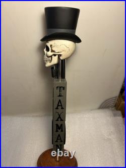 TAXMAN BREWING UNCLE SAMS GHOST DEDUCTION Draft beer tap handle. INDIANA