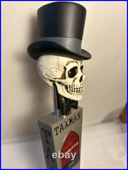 TAXMAN BREWING UNCLE SAMS GHOST DEDUCTION Draft beer tap handle. INDIANA