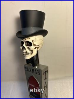 TAXMAN BREWING UNCLE SAMS GHOST DEDUCTION Draft beer tap handle. INDIANA