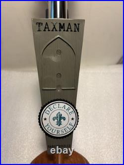 TAXMAN BREWING UNCLE SAMS GHOST DEDUCTION Draft beer tap handle. INDIANA