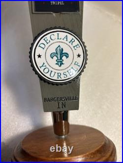 TAXMAN BREWING UNCLE SAMS GHOST DEDUCTION Draft beer tap handle. INDIANA