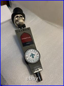 TAXMAN BREWING UNCLE SAMS GHOST DEDUCTION Draft beer tap handle. INDIANA