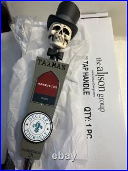 TAXMAN BREWING UNCLE SAMS GHOST DEDUCTION Draft beer tap handle. INDIANA