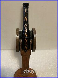 TIN CANNON BREWING Draft beer tap handle. VIRGINIA