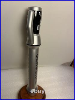 TIN WHISKERS SEASONAL TIN WHISKERS ROBOT draft beer tap handle. MINNESOTA