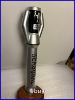 TIN WHISKERS SEASONAL TIN WHISKERS ROBOT draft beer tap handle. MINNESOTA