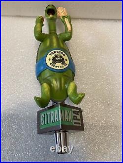 TORTUGO BREWING SEYMOUR KOLSCH CITRAMAX IPA draft beer tap handle. CALIFORNIA