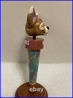 TRIPPING ANIMALS NO MAMES LAGER TRIPPING CHIHUAHUA beer tap handle. VIRGINIA