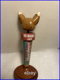 TRIPPING ANIMALS NO MAMES LAGER TRIPPING CHIHUAHUA beer tap handle. VIRGINIA