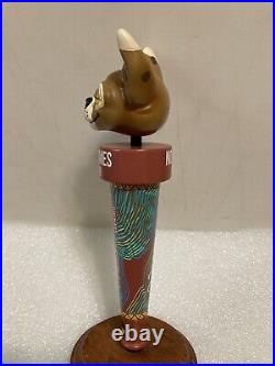 TRIPPING ANIMALS NO MAMES LAGER TRIPPING CHIHUAHUA beer tap handle. VIRGINIA