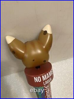 TRIPPING ANIMALS NO MAMES LAGER TRIPPING CHIHUAHUA beer tap handle. VIRGINIA