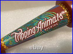 TRIPPING ANIMALS NO MAMES LAGER TRIPPING CHIHUAHUA beer tap handle. VIRGINIA