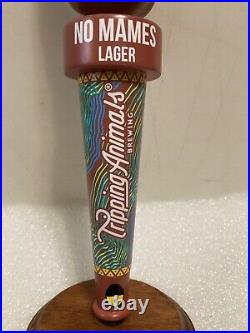 TRIPPING ANIMALS NO MAMES LAGER TRIPPING CHIHUAHUA beer tap handle. VIRGINIA