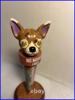 TRIPPING ANIMALS NO MAMES LAGER TRIPPING CHIHUAHUA beer tap handle. VIRGINIA