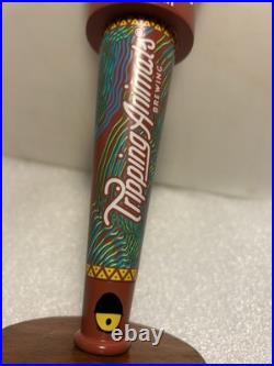 TRIPPING ANIMALS NO MAMES LAGER TRIPPING CHIHUAHUA beer tap handle. VIRGINIA