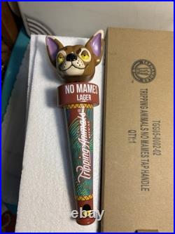 TRIPPING ANIMALS NO MAMES LAGER TRIPPING CHIHUAHUA beer tap handle. VIRGINIA