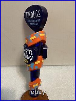 TROEGS BREWING GRAFFITI HIGHWAY IPA draft beer tap handle. HERSHEY, PENNSYLVANIA