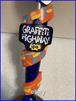 TROEGS BREWING GRAFFITI HIGHWAY IPA draft beer tap handle. HERSHEY, PENNSYLVANIA