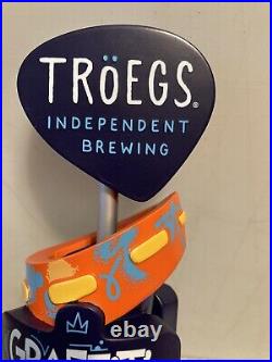 TROEGS BREWING GRAFFITI HIGHWAY IPA draft beer tap handle. HERSHEY, PENNSYLVANIA