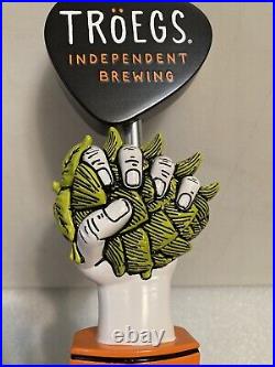 TROEGS BREWING NUGGET NECTAR IPA draft beer tap handle. HERSHEY, PENNSYLVANIA