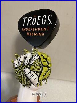 TROEGS BREWING NUGGET NECTAR IPA draft beer tap handle. HERSHEY, PENNSYLVANIA