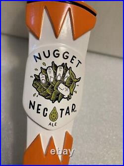 TROEGS BREWING NUGGET NECTAR IPA draft beer tap handle. HERSHEY, PENNSYLVANIA