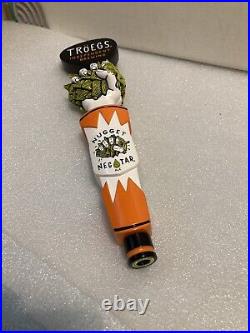 TROEGS BREWING NUGGET NECTAR IPA draft beer tap handle. HERSHEY, PENNSYLVANIA