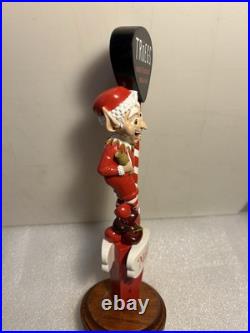TROEGS BREWING THE MAD ELF HOLIDAY BREW draft beer tap handle. PENNSYLVANIA