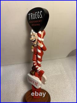 TROEGS BREWING THE MAD ELF HOLIDAY BREW draft beer tap handle. PENNSYLVANIA