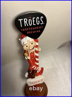 TROEGS BREWING THE MAD ELF HOLIDAY BREW draft beer tap handle. PENNSYLVANIA
