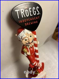 TROEGS BREWING THE MAD ELF HOLIDAY BREW draft beer tap handle. PENNSYLVANIA