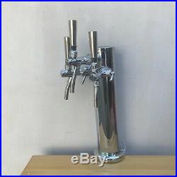 Tap Tower Single self closing Faucet flow adjuster Steel handle corny beer keg