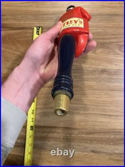 Tetley's Beer Tap Handle Knob Top Brewing Draft Bar Top Keg Pub English Ale