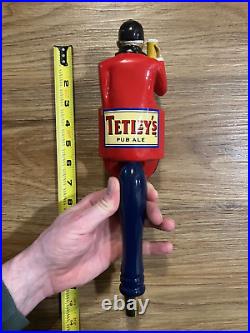 Tetley's Beer Tap Handle Knob Top Brewing Draft Bar Top Kegerator Pub Ale
