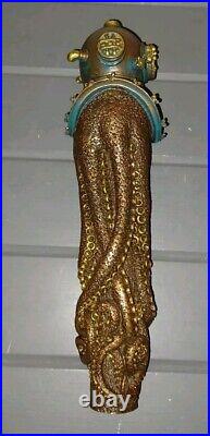 The Deep Ron Lee Beer Tap Handle Octopus with Diver Helmet