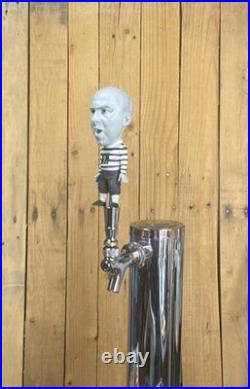 The Three Stooges Beer Tap Handle Set Of 3 Moe Larry Curly Comedy Draft Keg