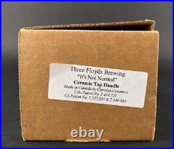 Three 3 Floyds Brewing It's Not Normal Beer Ceramic Tap Handle 10 Size NEW